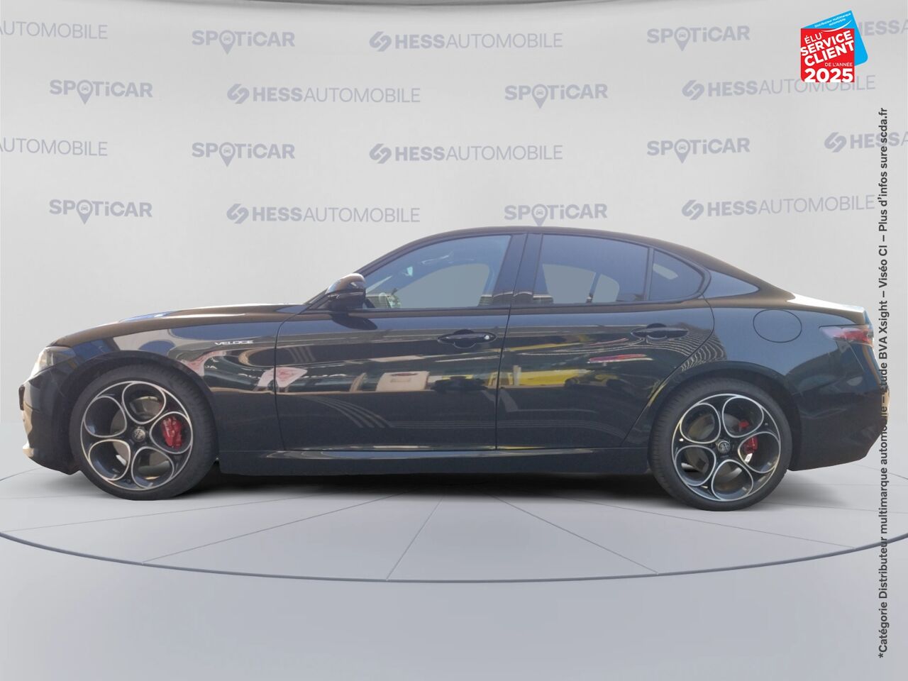 Véhicule d'occasion ALFA ROMEO GIULIA 2.2 DIESEL 160CH VELOCE AT8 chez Renault Mulhouse