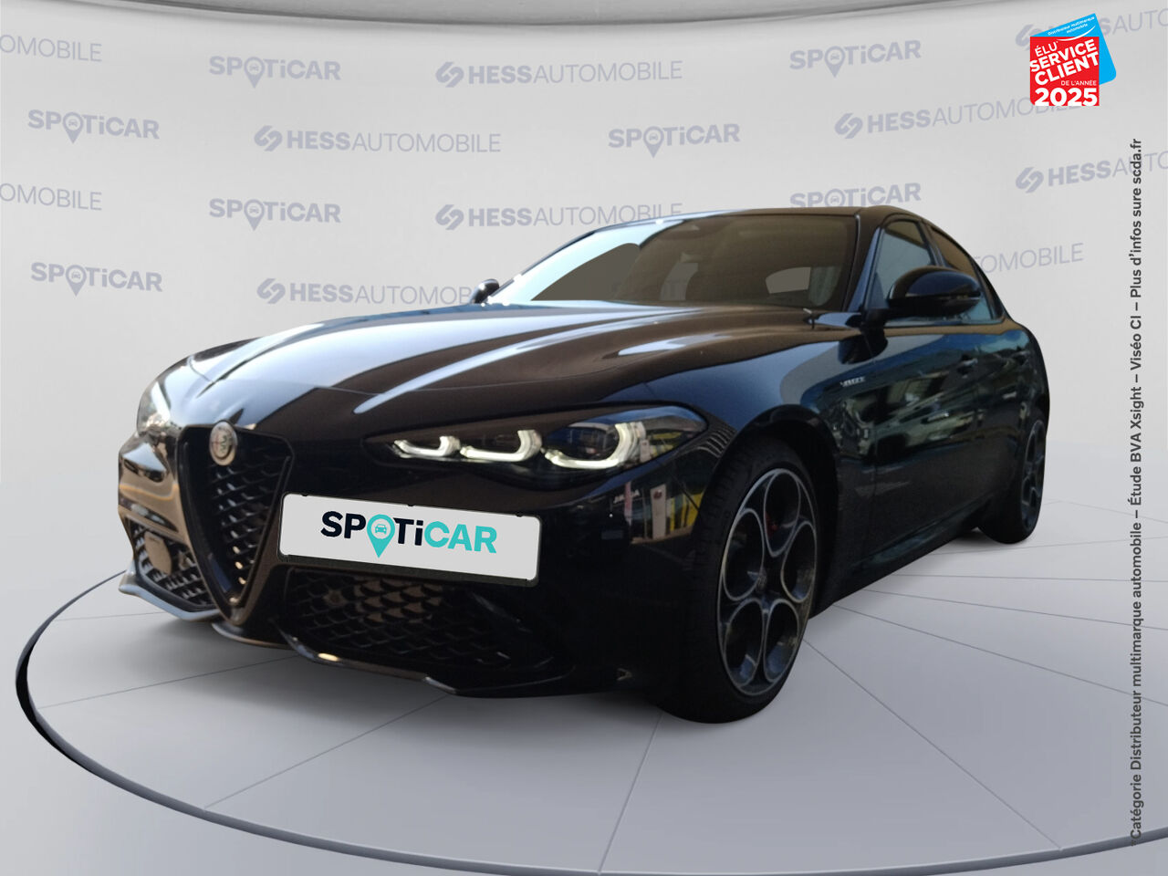 Véhicule d'occasion ALFA ROMEO GIULIA 2.2 DIESEL 160CH VELOCE AT8 chez Renault Mulhouse
