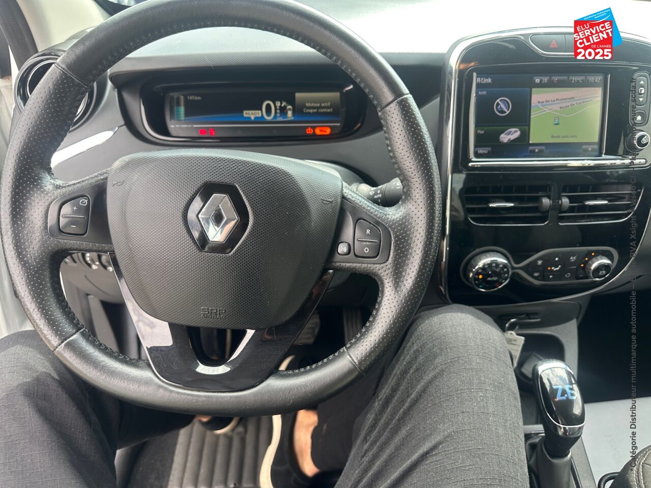 Véhicule d'occasion RENAULT ZOE INTENS R110 MY19 GPS RADAR AR chez Renault Colmar