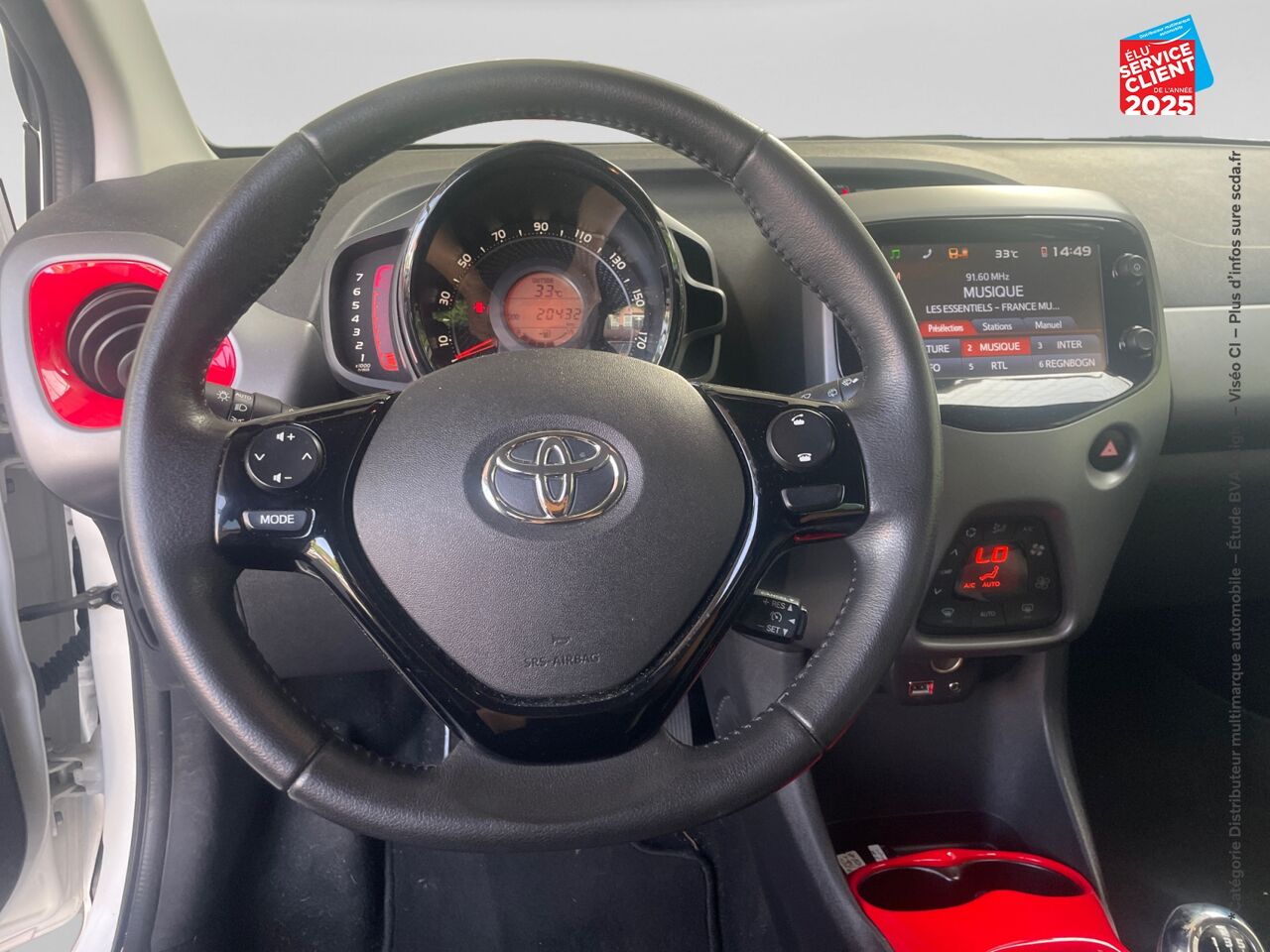 Véhicule d'occasion TOYOTA AYGO 1.0 VVT-I 69CH X-PLAY 3P chez Toyota Saint Dizier