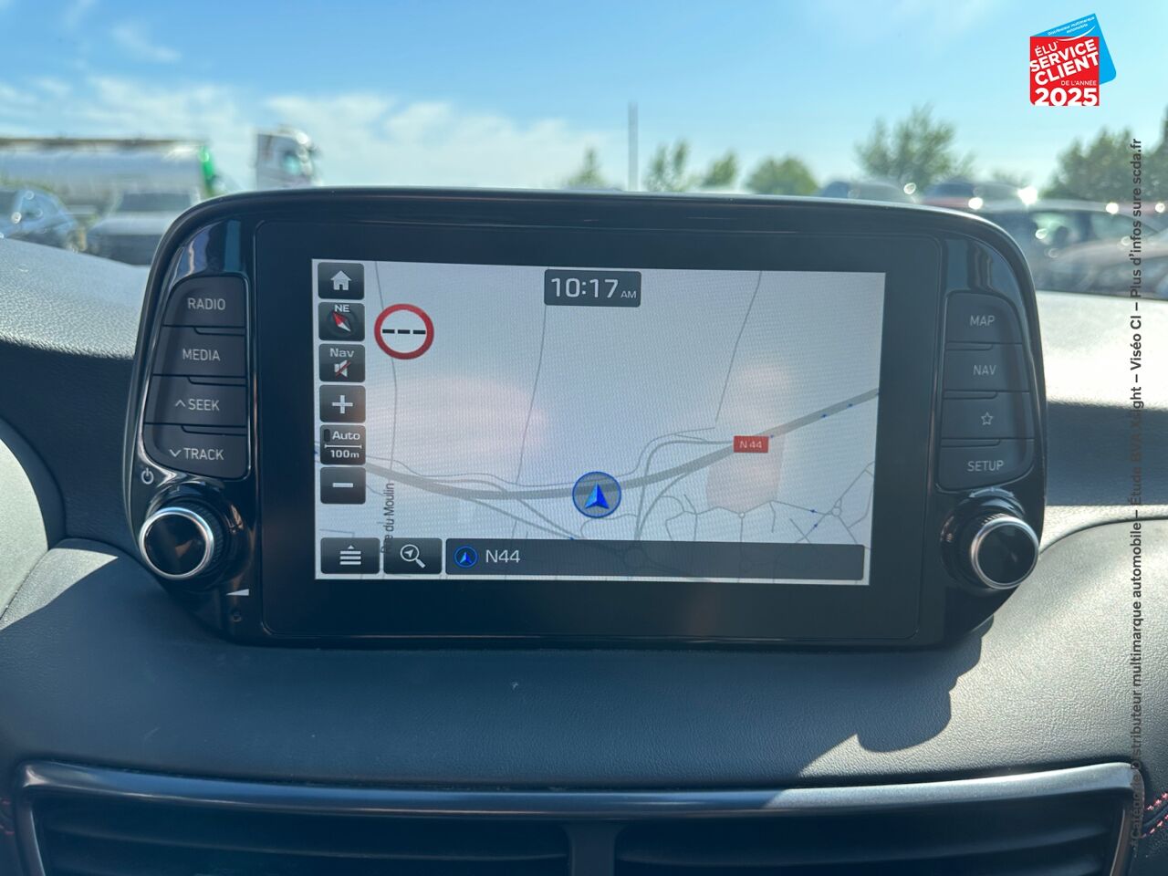 Véhicule d'occasion HYUNDAI TUCSON 1.6 CRDI 136CH HYBRID 48V N LINE EDITION DCT-7 EURO6D-EVAP SIEGES CHAUF GPS CAMERA chez Renault Saint-Louis