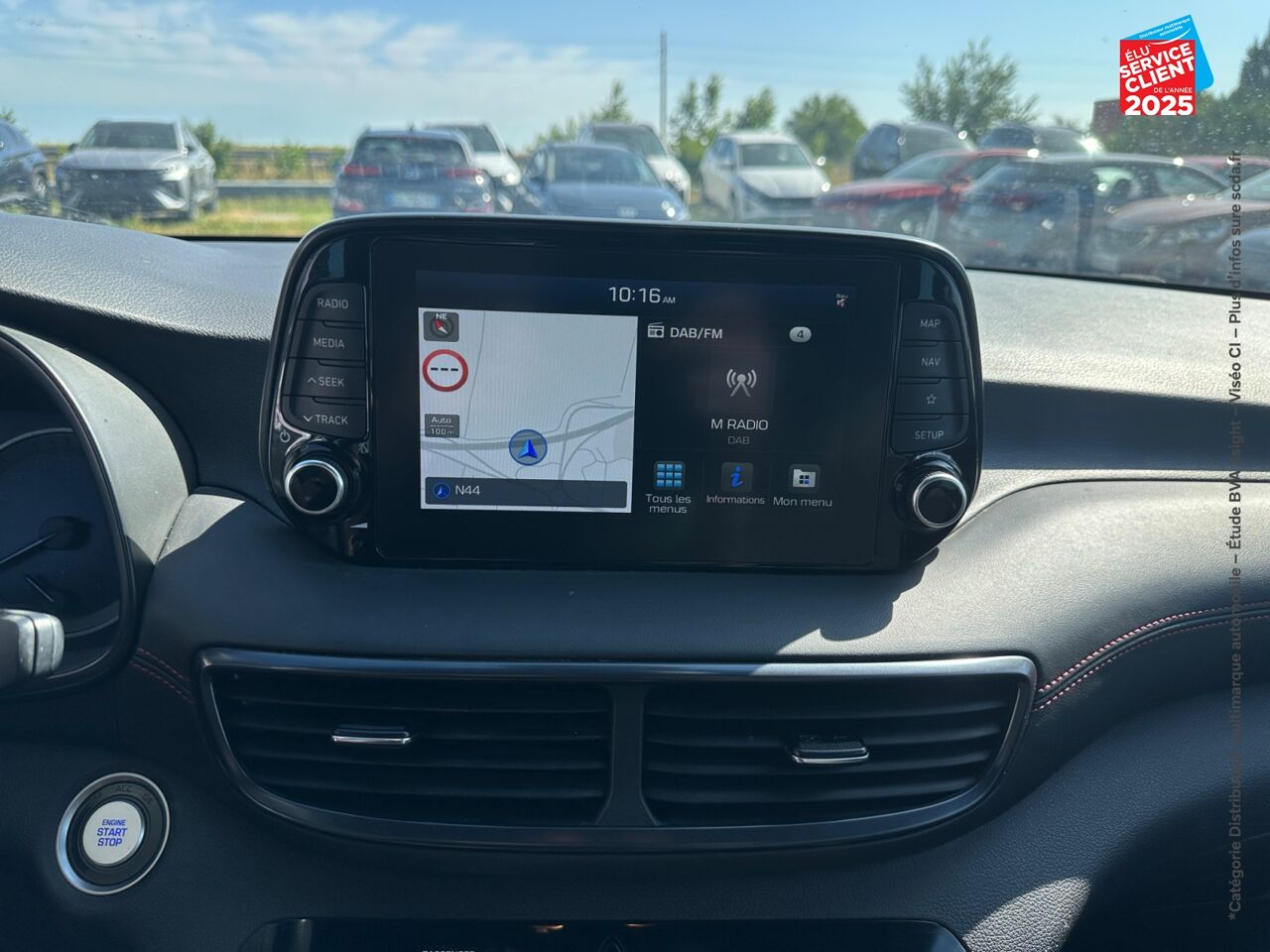 Véhicule d'occasion HYUNDAI TUCSON 1.6 CRDI 136CH HYBRID 48V N LINE EDITION DCT-7 EURO6D-EVAP SIEGES CHAUF GPS CAMERA chez Renault Saint-Louis