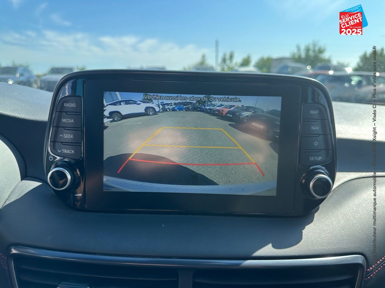 Véhicule d'occasion HYUNDAI TUCSON 1.6 CRDI 136CH HYBRID 48V N LINE EDITION DCT-7 EURO6D-EVAP SIEGES CHAUF GPS CAMERA chez Renault Saint-Louis
