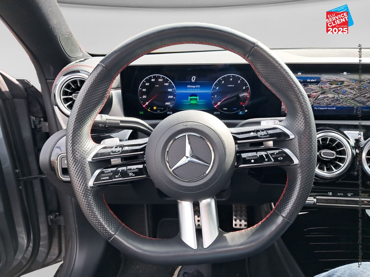 Véhicule d'occasion MERCEDES-BENZ CLA 200 163CH AMG LINE 7G-DCT chez Dacia Montbéliard