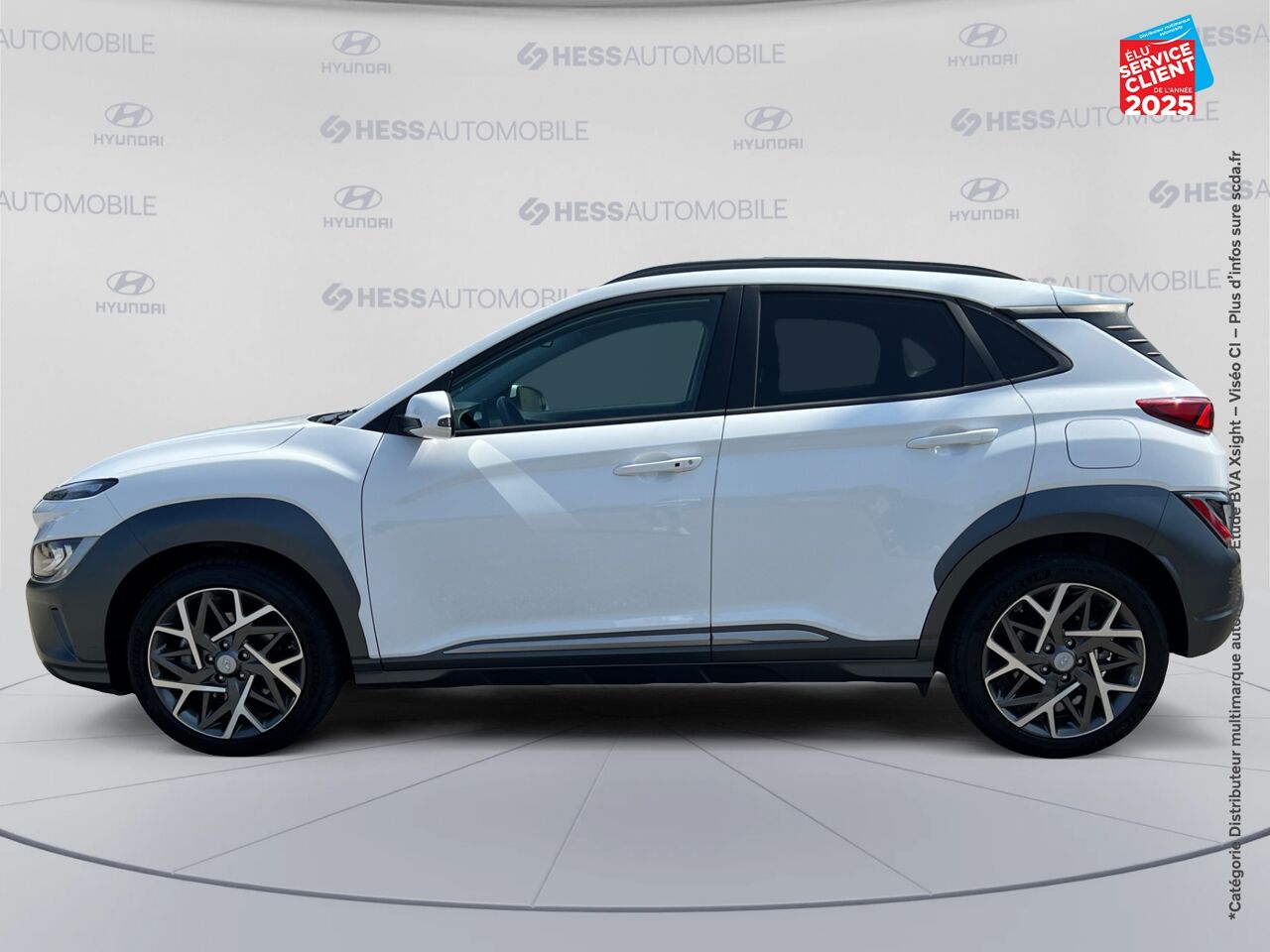 Véhicule d'occasion HYUNDAI KONA 1.6 GDI 141CH HYBRID EXECUTIVE DCT-6 SIEGES CHAUF/CUIR GPS CAMERA CARPLAY chez Hyundai Chalons