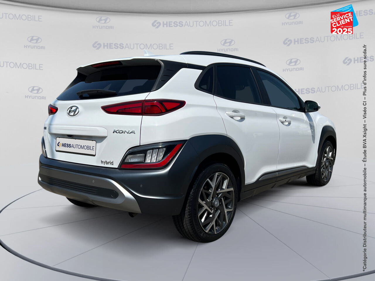 Véhicule d'occasion HYUNDAI KONA 1.6 GDI 141CH HYBRID EXECUTIVE DCT-6 SIEGES CHAUF/CUIR GPS CAMERA CARPLAY chez Hyundai Chalons
