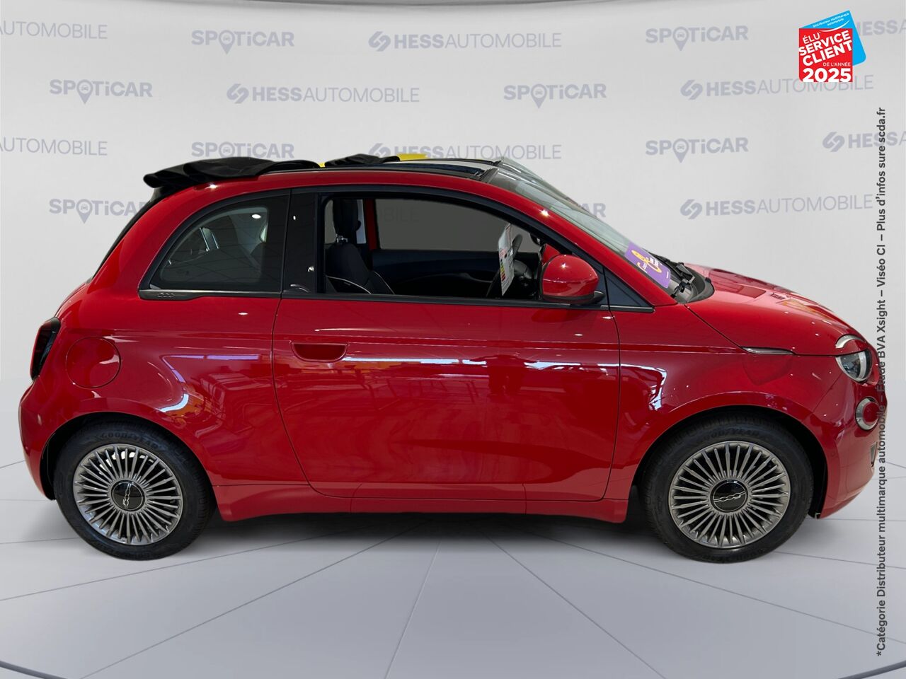Véhicule d'occasion FIAT 500C E 95CH PACK CONFORT MY23 chez Toyota Thionville