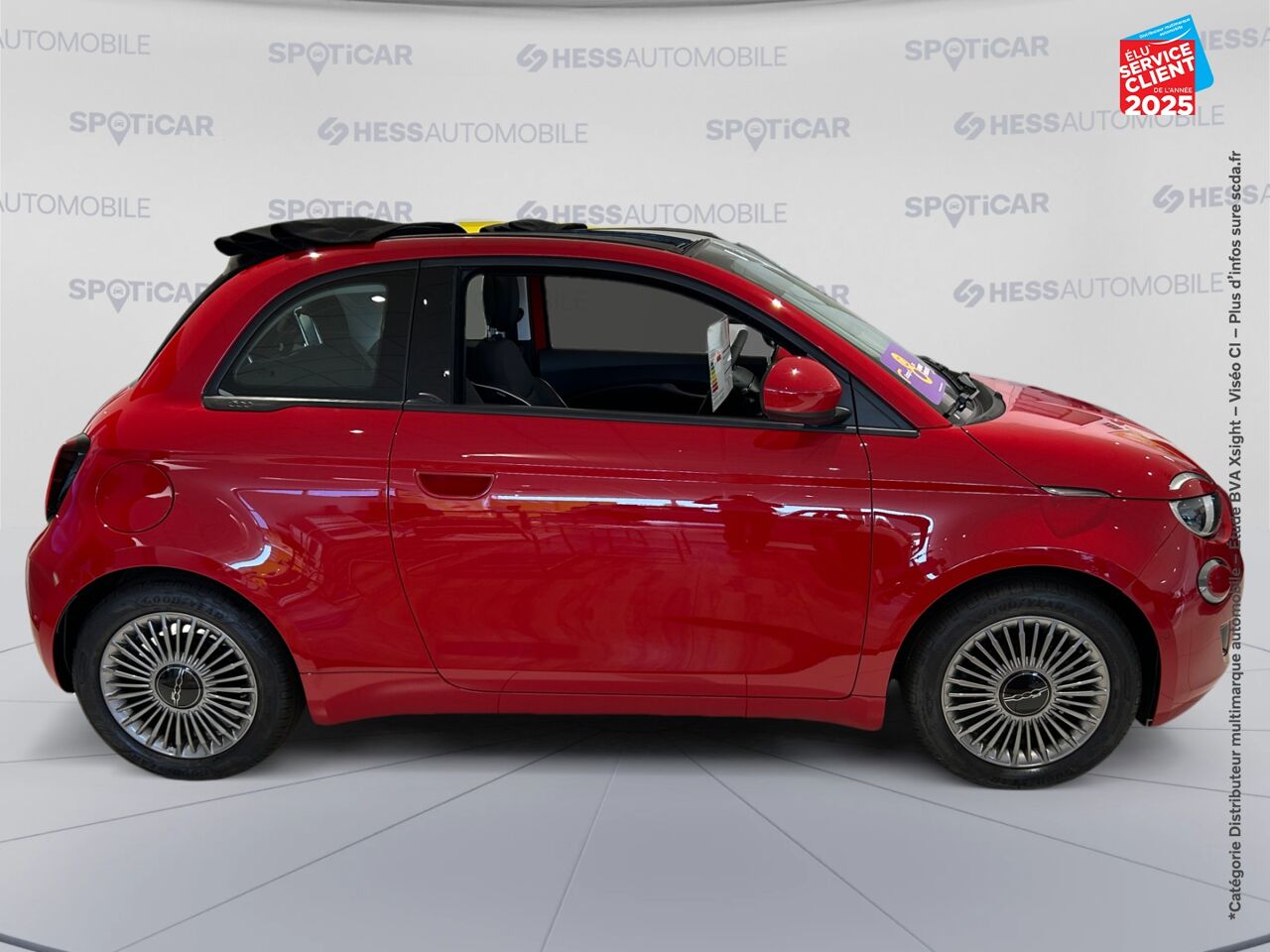 Véhicule d'occasion FIAT 500C E 95CH PACK CONFORT MY23 chez Toyota Thionville