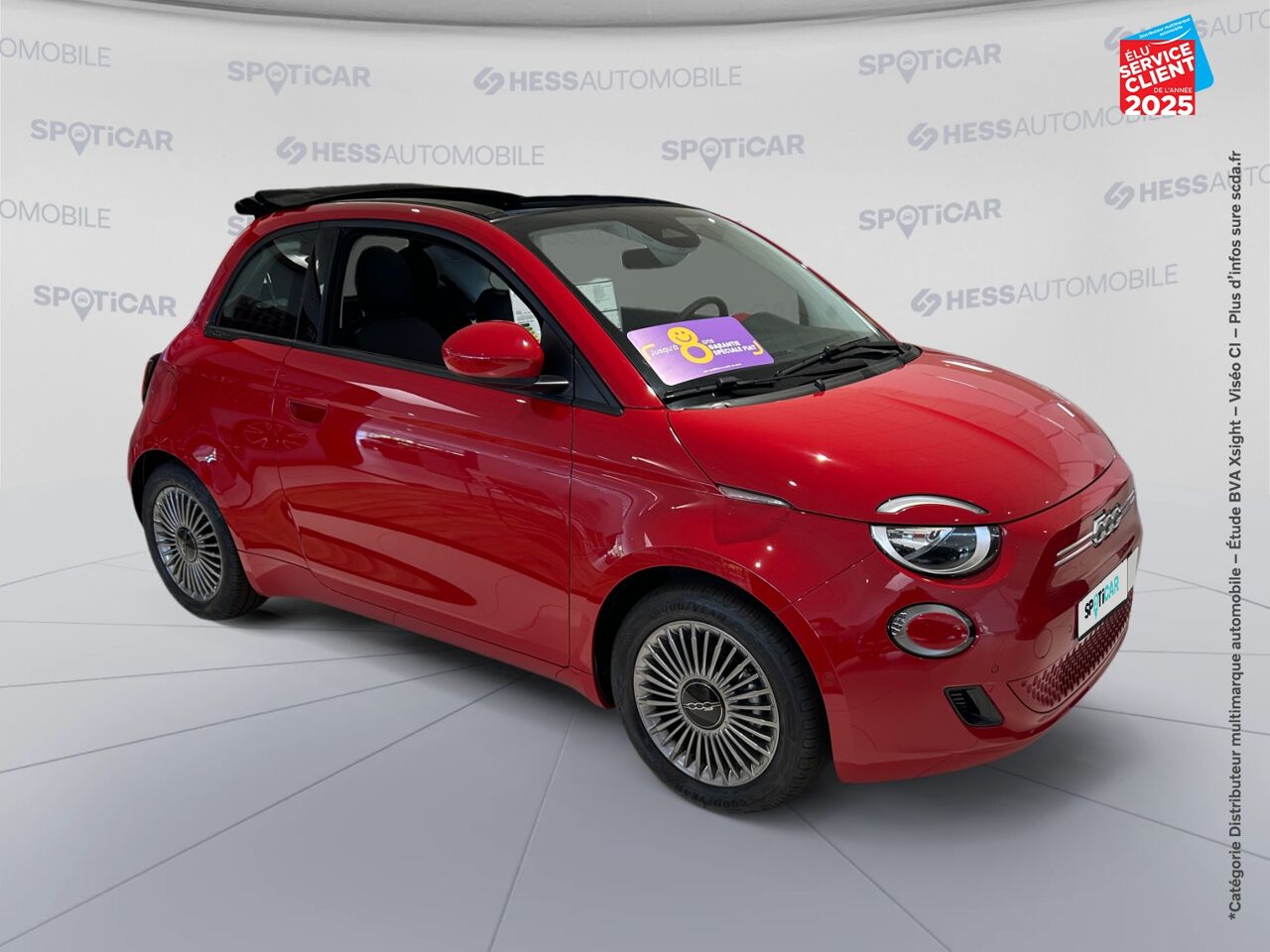Véhicule d'occasion FIAT 500C E 95CH PACK CONFORT MY23 chez Toyota Thionville