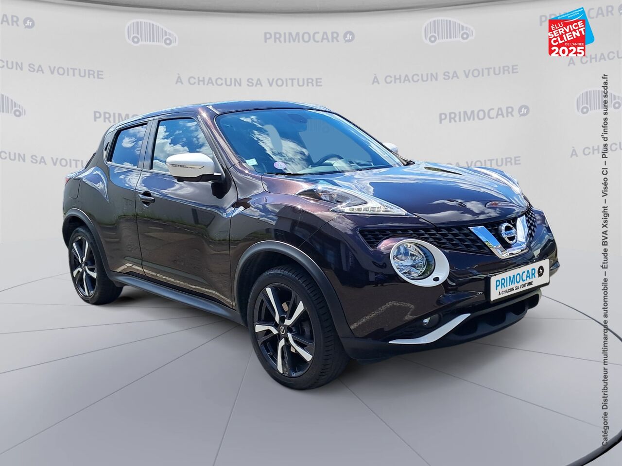 Véhicule d'occasion NISSAN JUKE 1.6 117CH TEKNA XTRONIC chez Primocar
