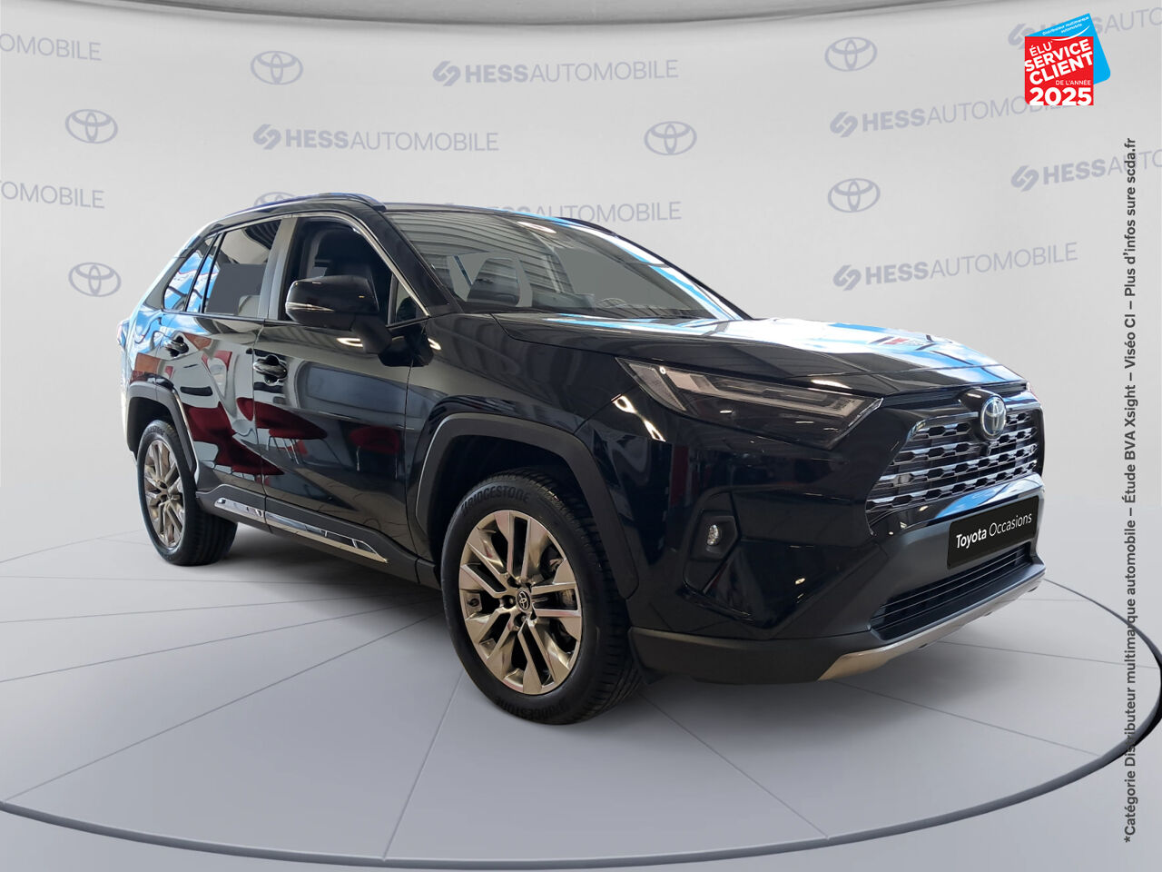 Véhicule d'occasion TOYOTA RAV4 2.5 HYBRIDE 218CH LOUNGE 2WD MY24 chez Toyota Thionville
