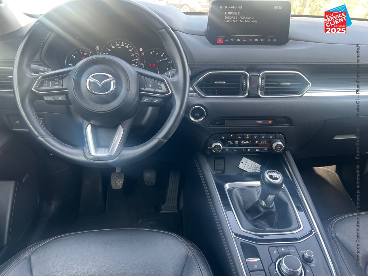 Véhicule d'occasion MAZDA CX-5 2.2 SKYACTIV-D 150 DYNAMIQUE 4X2 EURO6D-T SIEGES CHAUF/CUIR GPS CAMERA BOSE chez Renault Sélestat
