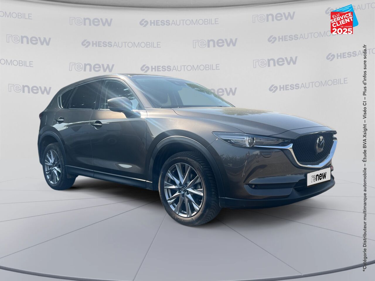 Véhicule d'occasion MAZDA CX-5 2.2 SKYACTIV-D 150 DYNAMIQUE 4X2 EURO6D-T SIEGES CHAUF/CUIR GPS CAMERA BOSE chez Renault Sélestat