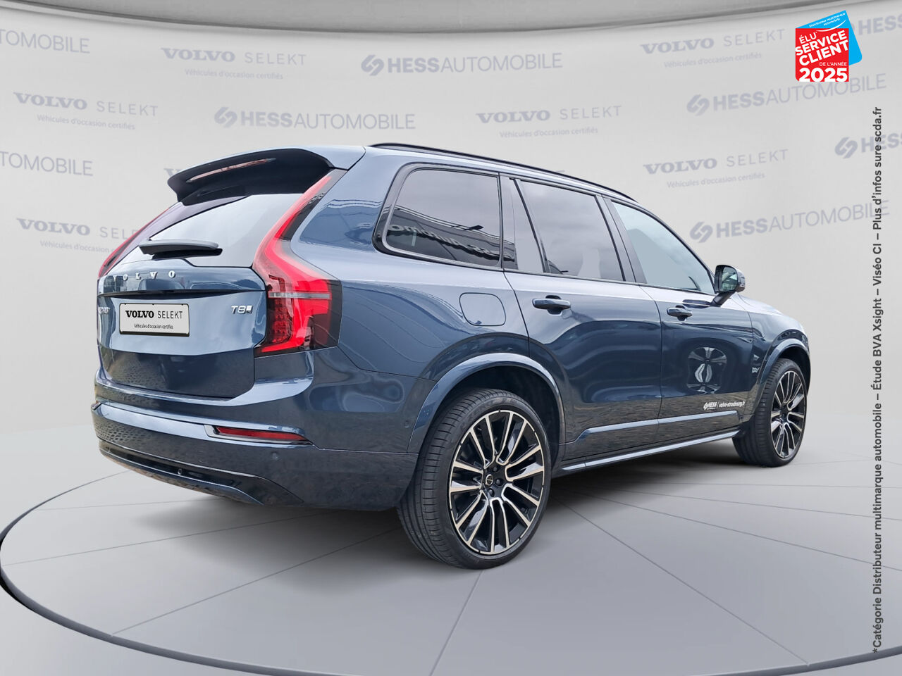 Véhicule d'occasion VOLVO XC90 T8 AWD 310 + 145CH ULTRA STYLE DARK GEARTRONIC chez Toyota Metz
