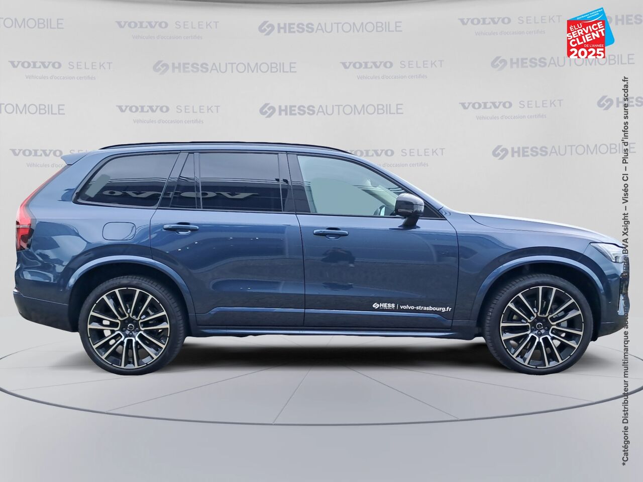 Véhicule d'occasion VOLVO XC90 T8 AWD 310 + 145CH ULTRA STYLE DARK GEARTRONIC chez Toyota Metz