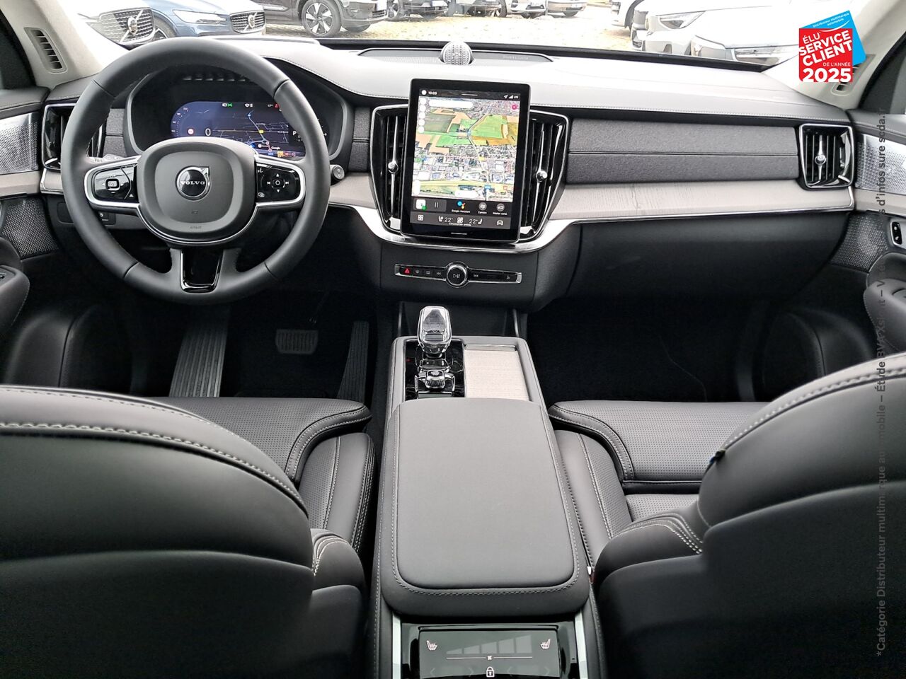 Véhicule d'occasion VOLVO XC90 T8 AWD 310 + 145CH ULTRA STYLE DARK GEARTRONIC chez Toyota Metz