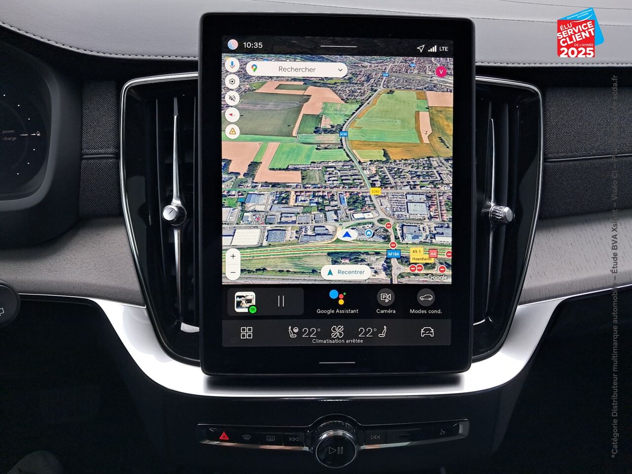 Véhicule d'occasion VOLVO XC90 T8 AWD 310 + 145CH ULTRA STYLE DARK GEARTRONIC chez Toyota Metz
