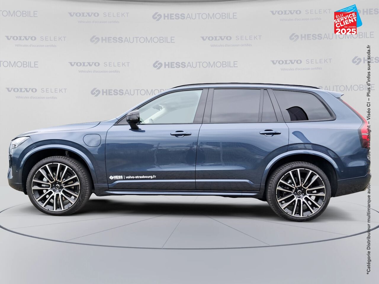 Véhicule d'occasion VOLVO XC90 T8 AWD 310 + 145CH ULTRA STYLE DARK GEARTRONIC chez Toyota Metz