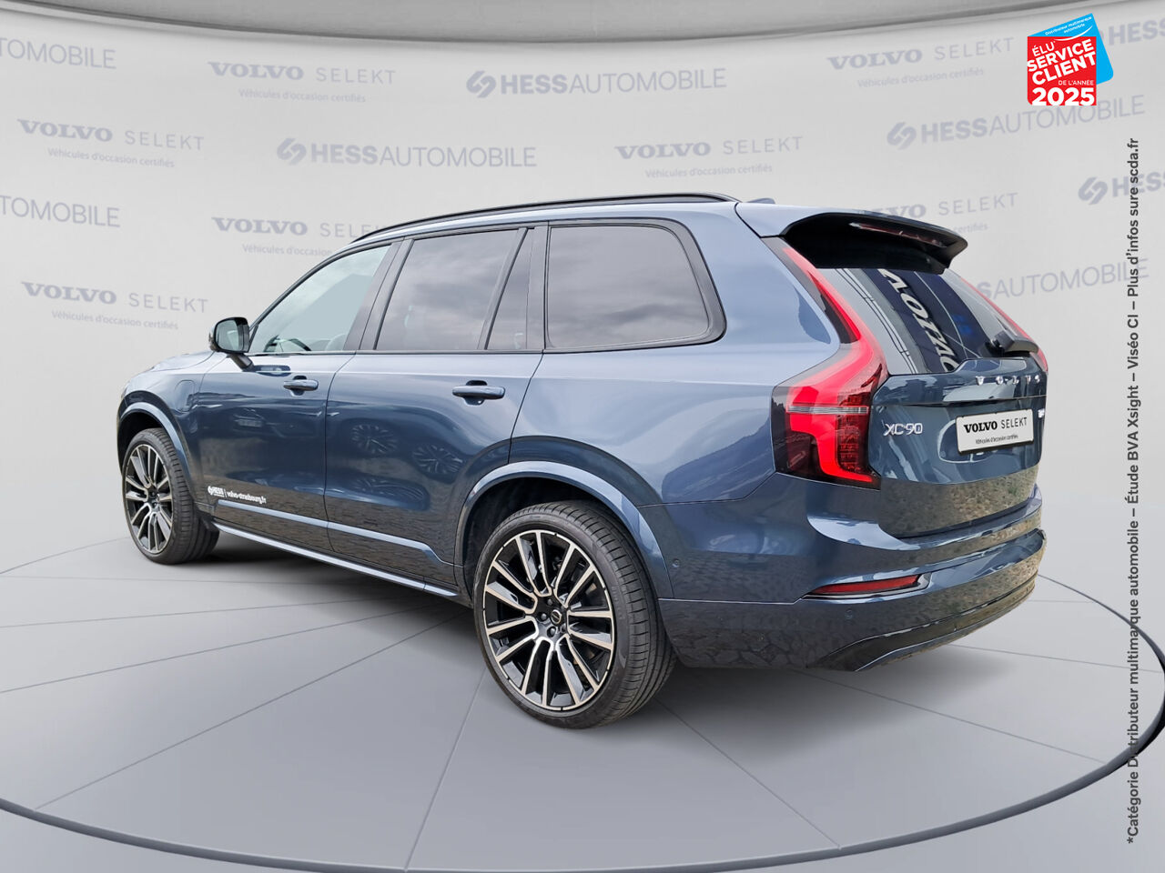 Véhicule d'occasion VOLVO XC90 T8 AWD 310 + 145CH ULTRA STYLE DARK GEARTRONIC chez Toyota Metz