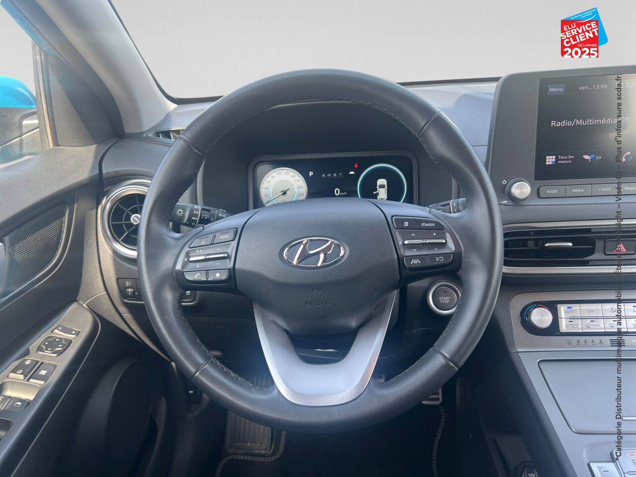 Véhicule d'occasion HYUNDAI KONA ELECTRIC 39KWH - 136CH INTUITIVE CAMERA chez Hyundai Chalons