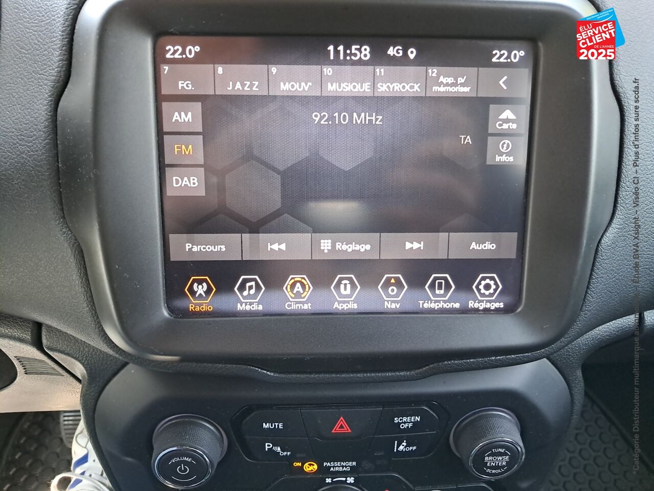 Véhicule d'occasion JEEP RENEGADE 1.3 GSE T4 240CH 4XE S AT6 MY21 chez Nissan Haguenau