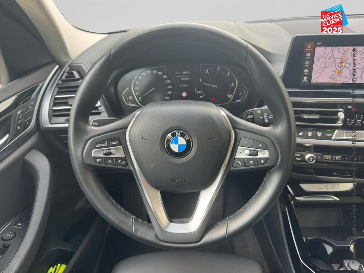 Véhicule d'occasion BMW X3 SDRIVE18D 150CH XLINE SIEGE CHAUF CAMERA GPS chez BMW Lons le Saunier