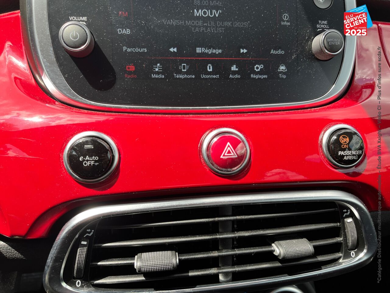 Véhicule d'occasion FIAT 500X 1.5 FIREFLY TURBO 130CH S/S RED HYBRID DCT7 chez Toyota Thionville