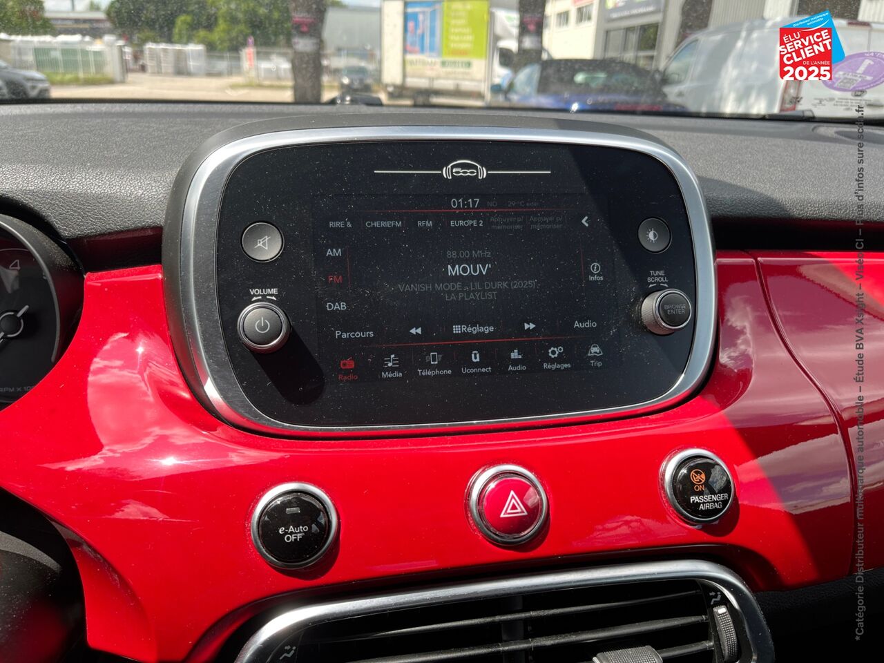 Véhicule d'occasion FIAT 500X 1.5 FIREFLY TURBO 130CH S/S RED HYBRID DCT7 chez Toyota Thionville