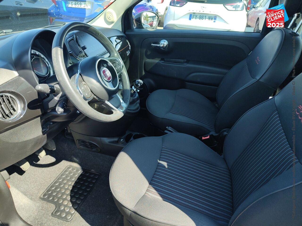 Véhicule d'occasion FIAT 500 1.2 8V 69CH ECO PACK COLLEZIONE FALL EURO6D chez Opel Saint-Dizier