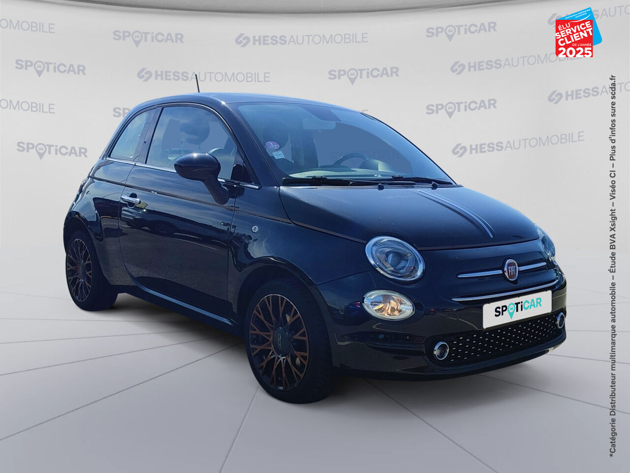 Véhicule d'occasion FIAT 500 1.2 8V 69CH ECO PACK COLLEZIONE FALL EURO6D chez Opel Saint-Dizier
