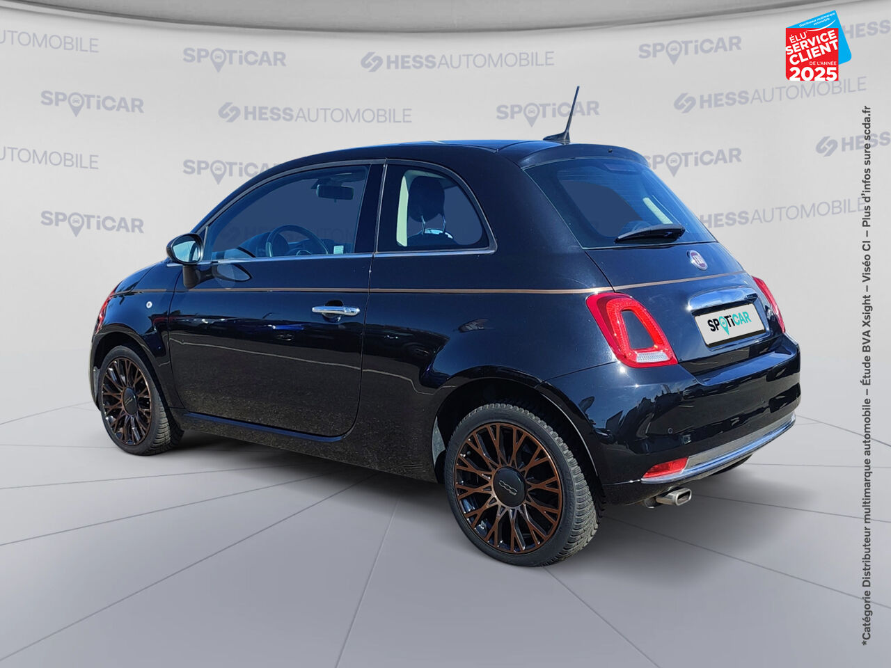 Véhicule d'occasion FIAT 500 1.2 8V 69CH ECO PACK COLLEZIONE FALL EURO6D chez Opel Saint-Dizier
