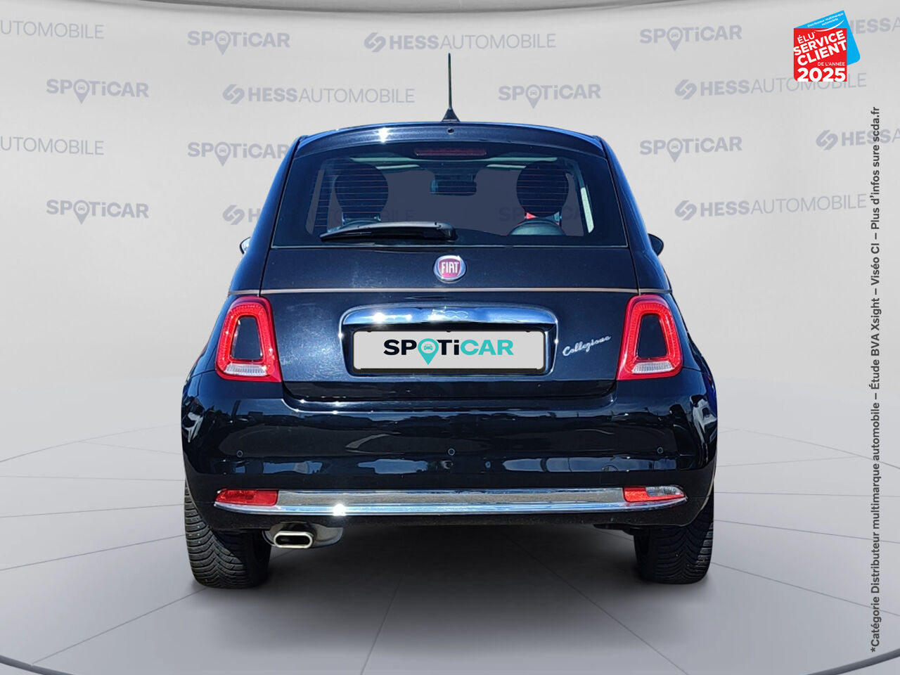 Véhicule d'occasion FIAT 500 1.2 8V 69CH ECO PACK COLLEZIONE FALL EURO6D chez Opel Saint-Dizier
