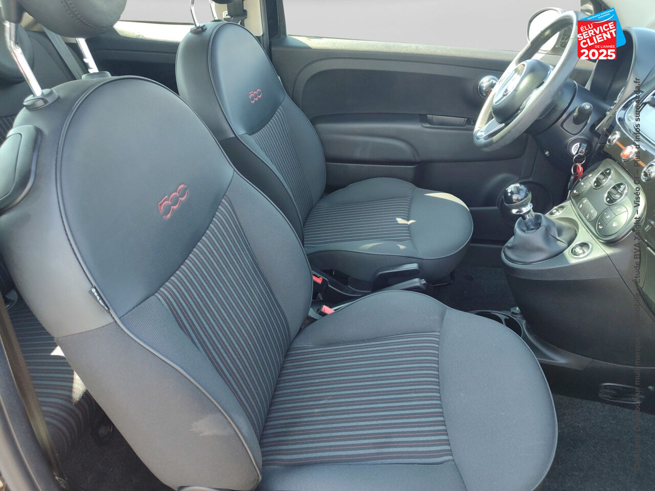 Véhicule d'occasion FIAT 500 1.2 8V 69CH ECO PACK COLLEZIONE FALL EURO6D chez Opel Saint-Dizier