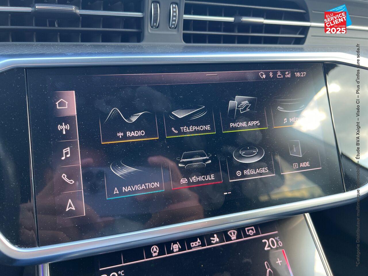 Véhicule d'occasion AUDI A7 SPORTBACK 40 TDI 204CH AVUS S TRONIC 7 EURO6D-T chez Fiat Mulhouse