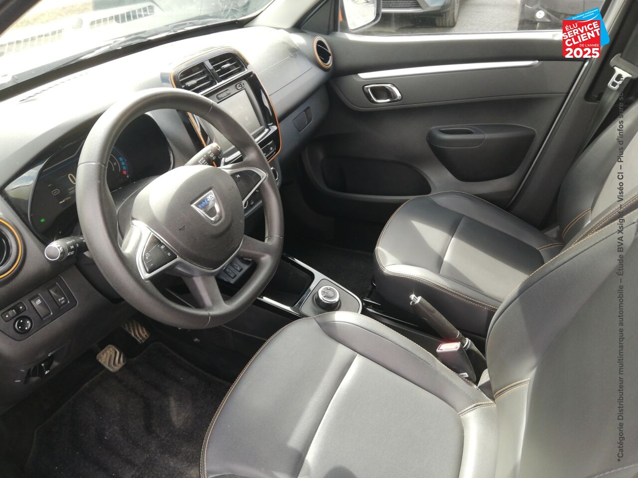 Véhicule d'occasion DACIA SPRING 45CH CONFORT PLUS - ACHAT INTEGRAL SIEGES CUIR GPS CAMERA chez Dacia Haguenau