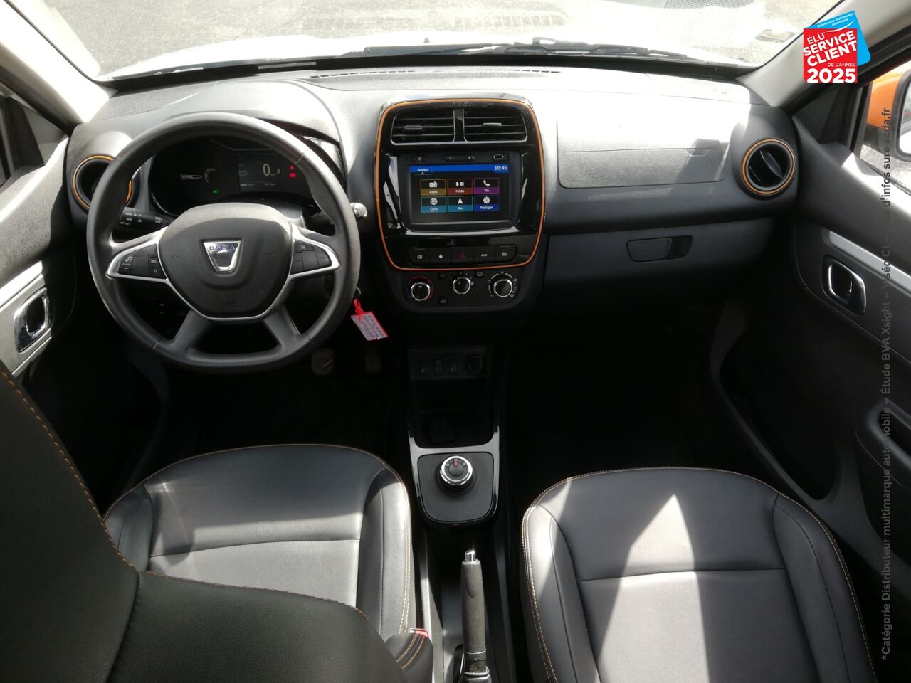 Véhicule d'occasion DACIA SPRING 45CH CONFORT PLUS - ACHAT INTEGRAL SIEGES CUIR GPS CAMERA chez Dacia Haguenau