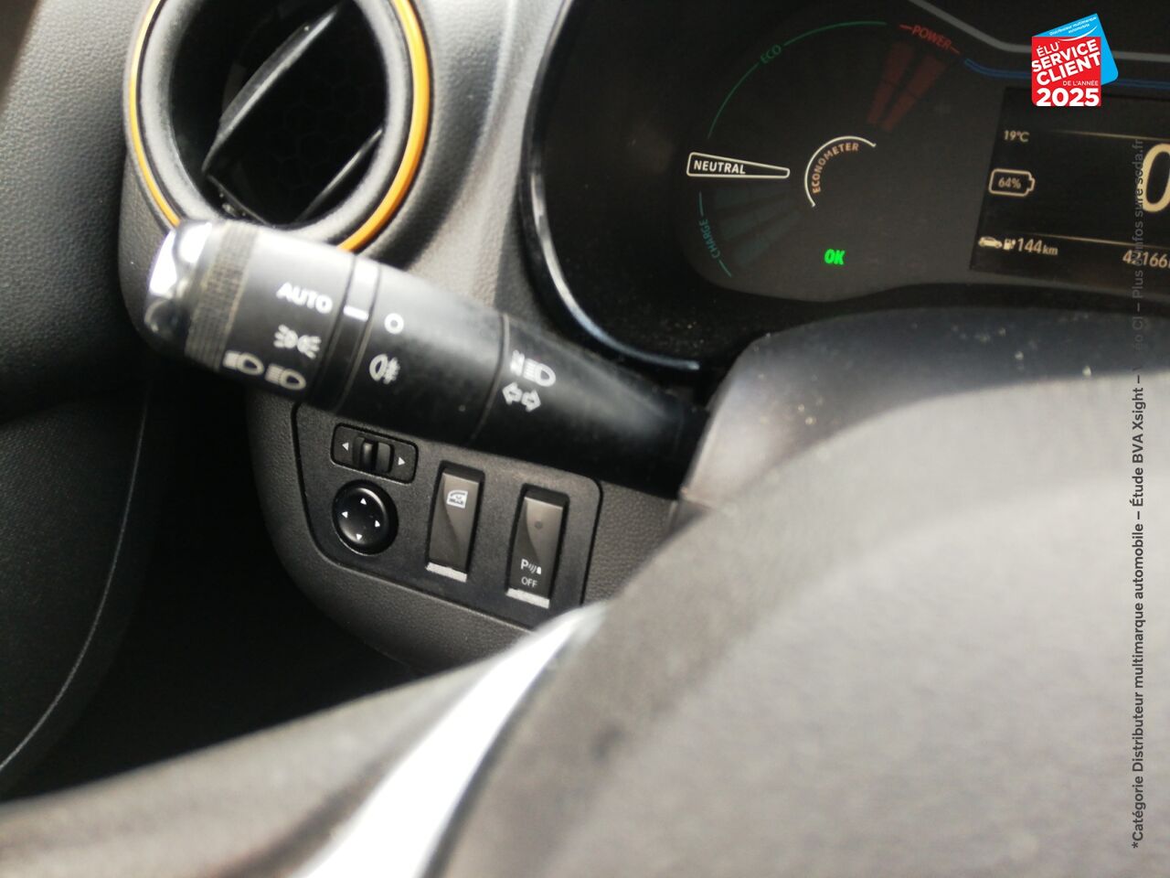 Véhicule d'occasion DACIA SPRING 45CH CONFORT PLUS - ACHAT INTEGRAL SIEGES CUIR GPS CAMERA chez Dacia Haguenau