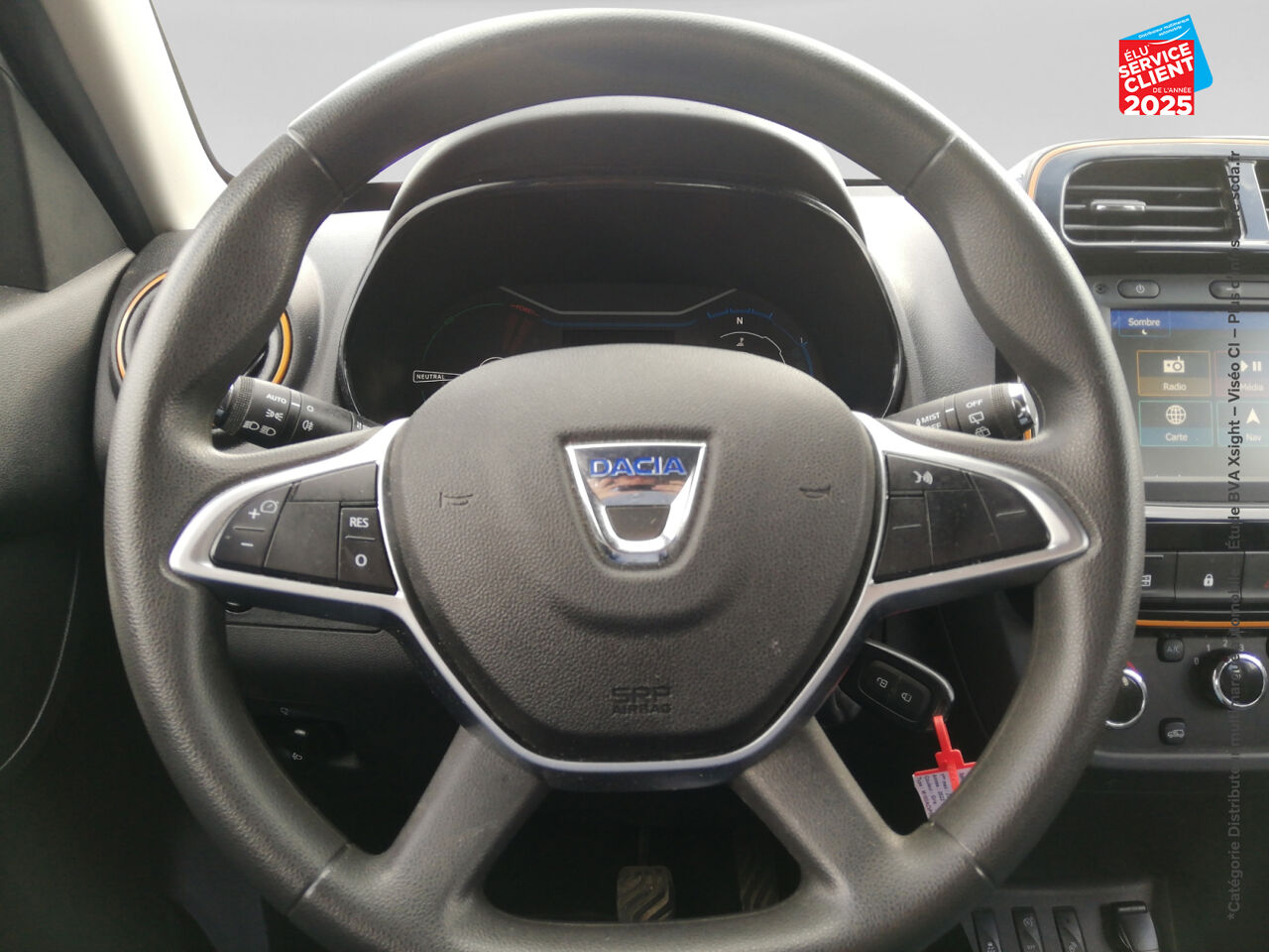 Véhicule d'occasion DACIA SPRING 45CH CONFORT PLUS - ACHAT INTEGRAL SIEGES CUIR GPS CAMERA chez Dacia Haguenau