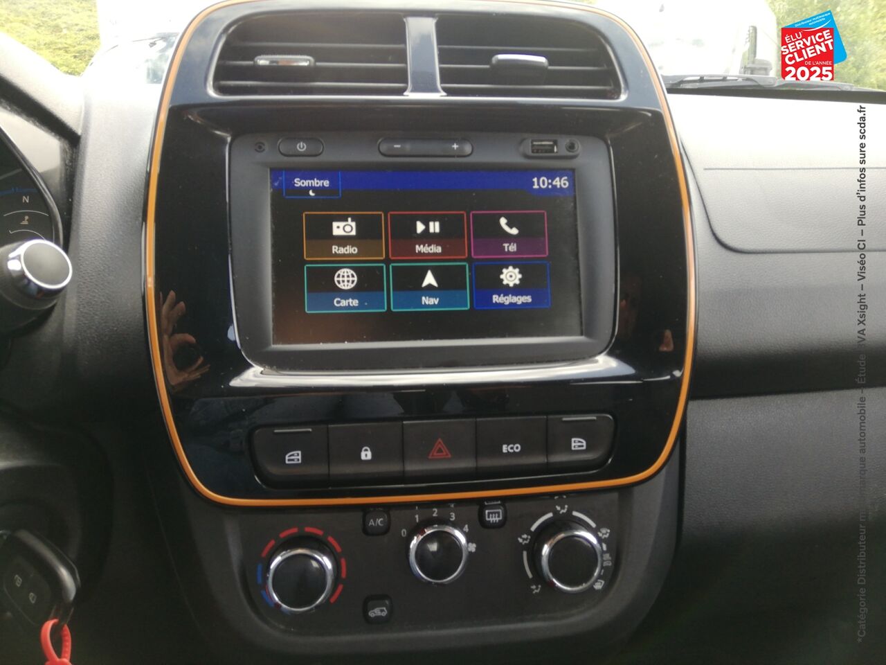 Véhicule d'occasion DACIA SPRING 45CH CONFORT PLUS - ACHAT INTEGRAL SIEGES CUIR GPS CAMERA chez Dacia Haguenau