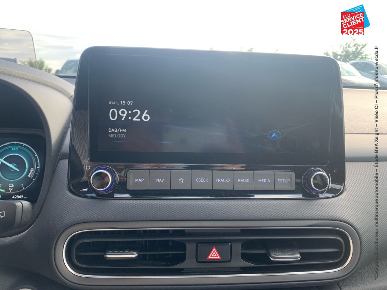 Véhicule d'occasion HYUNDAI KONA 1.6 GDI 141CH HYBRID CREATIVE DCT-6 chez Renault Mulhouse