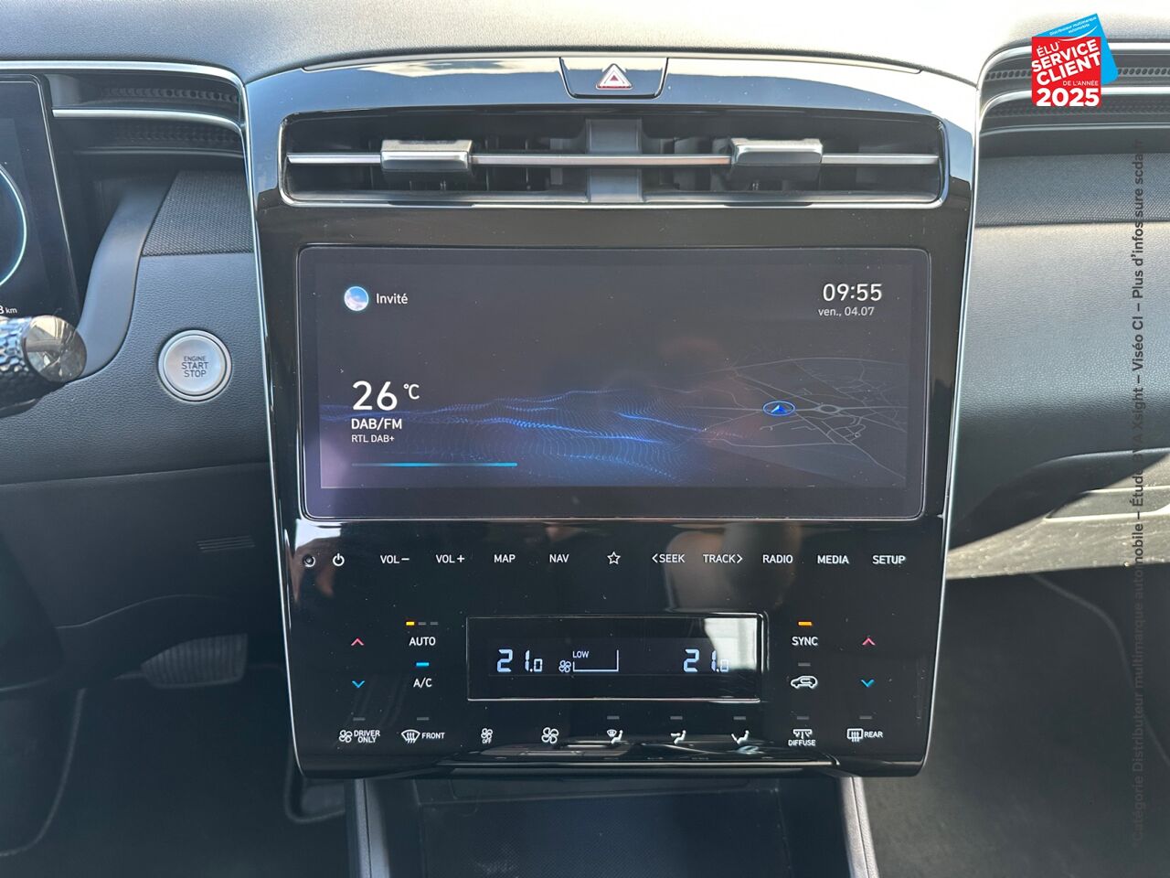 Véhicule d'occasion HYUNDAI TUCSON 1.6 T-GDI 230CH HYBRID CREATIVE BVA6 chez Hyundai Epernay