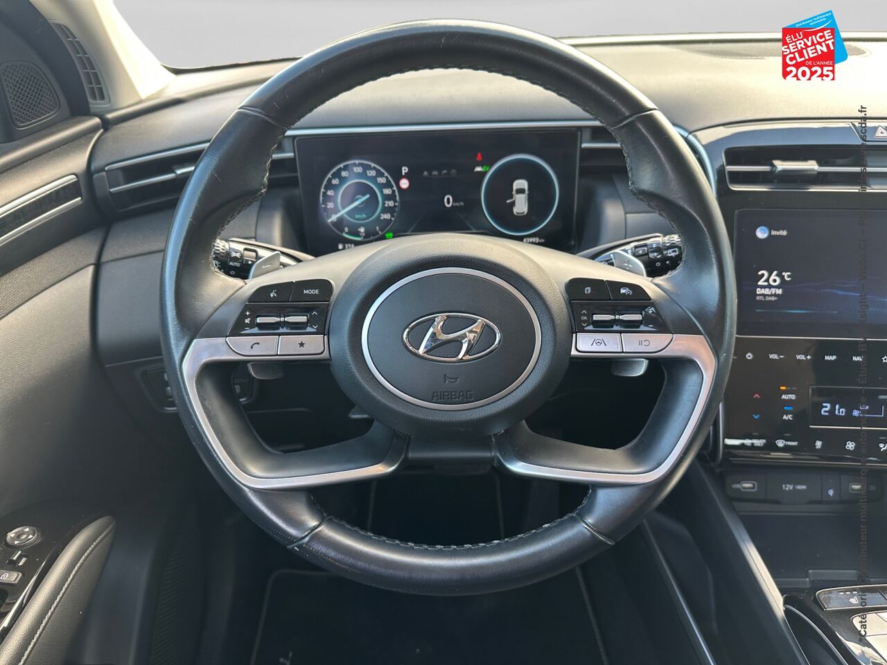 Véhicule d'occasion HYUNDAI TUCSON 1.6 T-GDI 230CH HYBRID CREATIVE BVA6 chez Hyundai Epernay