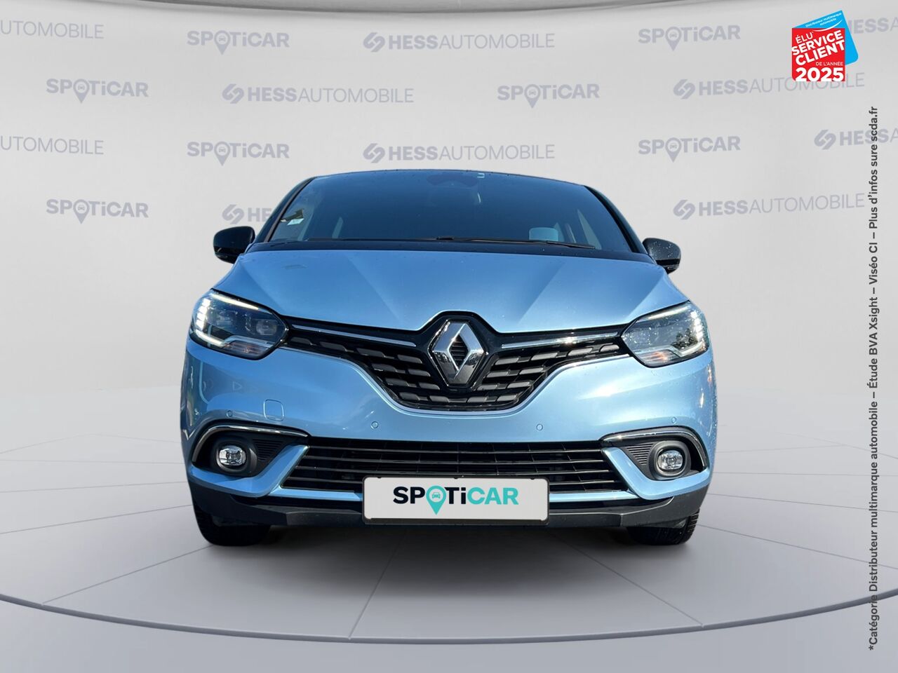 Véhicule d'occasion RENAULT SCENIC 1.7 BLUE DCI 120CH BLACK EDITION TPANO SIEGES CHAUF GPS CAMERA HUD chez Hyundai Mulhouse