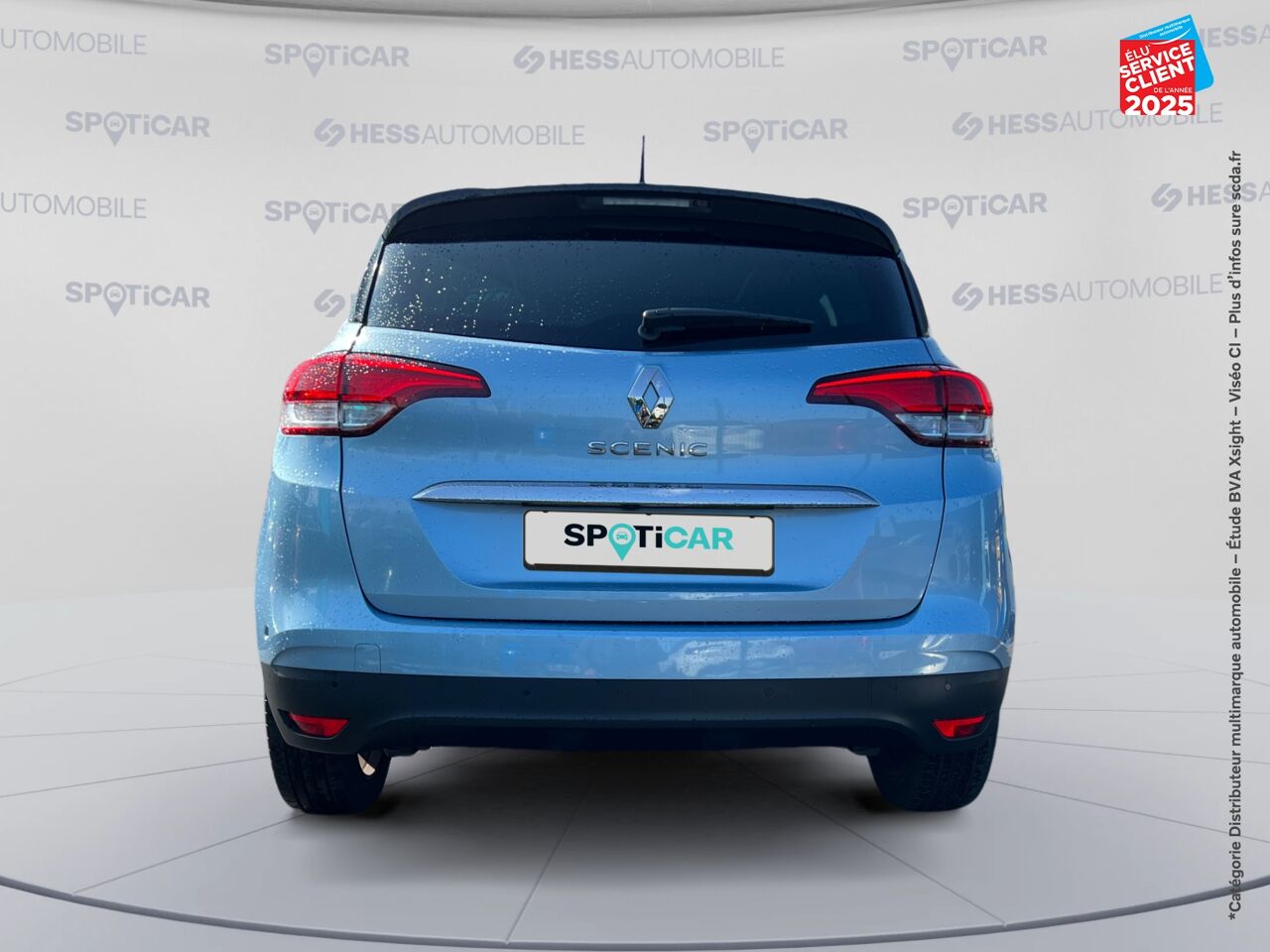 Véhicule d'occasion RENAULT SCENIC 1.7 BLUE DCI 120CH BLACK EDITION TPANO SIEGES CHAUF GPS CAMERA HUD chez Hyundai Mulhouse
