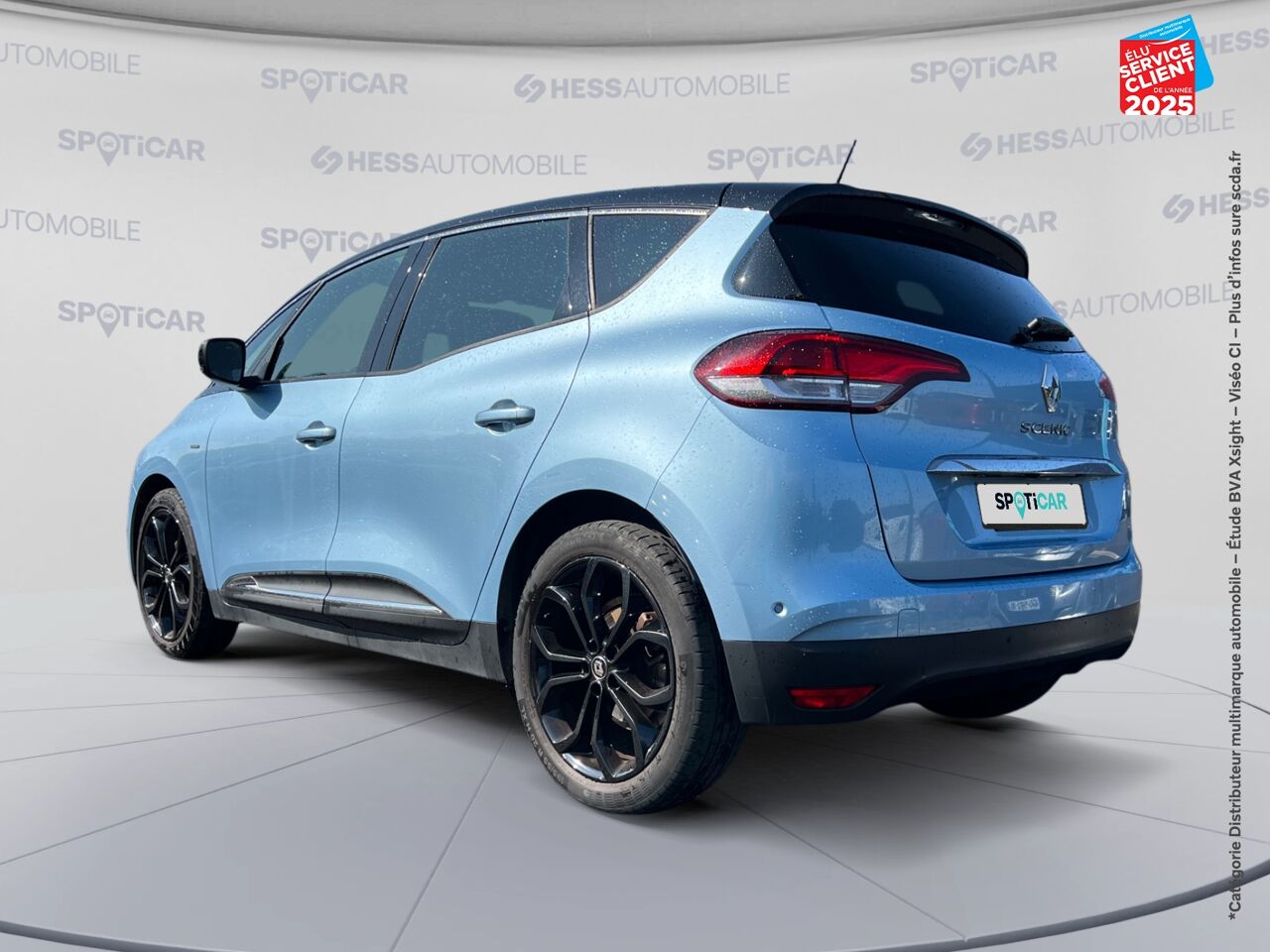 Véhicule d'occasion RENAULT SCENIC 1.7 BLUE DCI 120CH BLACK EDITION TPANO SIEGES CHAUF GPS CAMERA HUD chez Hyundai Mulhouse