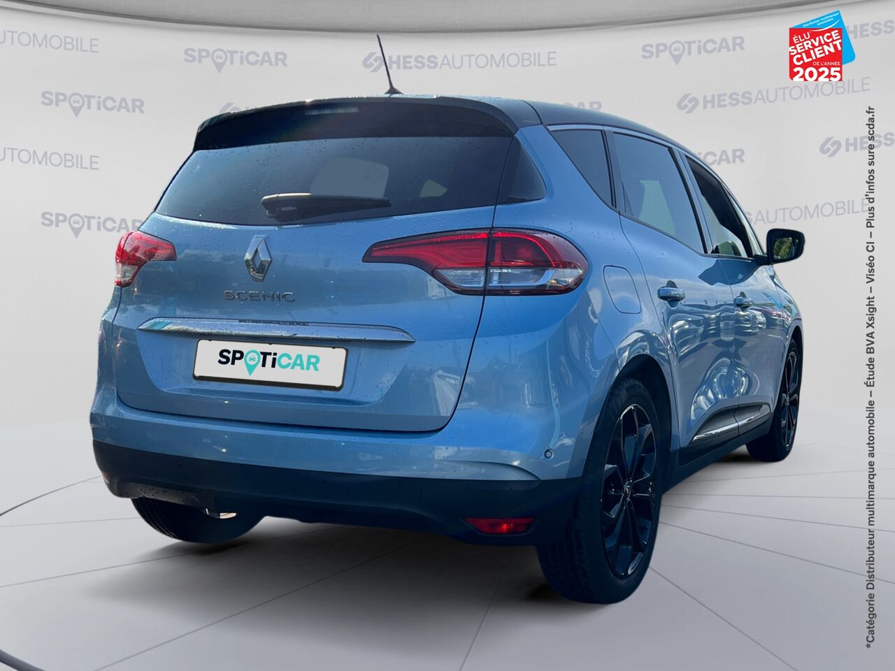 Véhicule d'occasion RENAULT SCENIC 1.7 BLUE DCI 120CH BLACK EDITION TPANO SIEGES CHAUF GPS CAMERA HUD chez Hyundai Mulhouse
