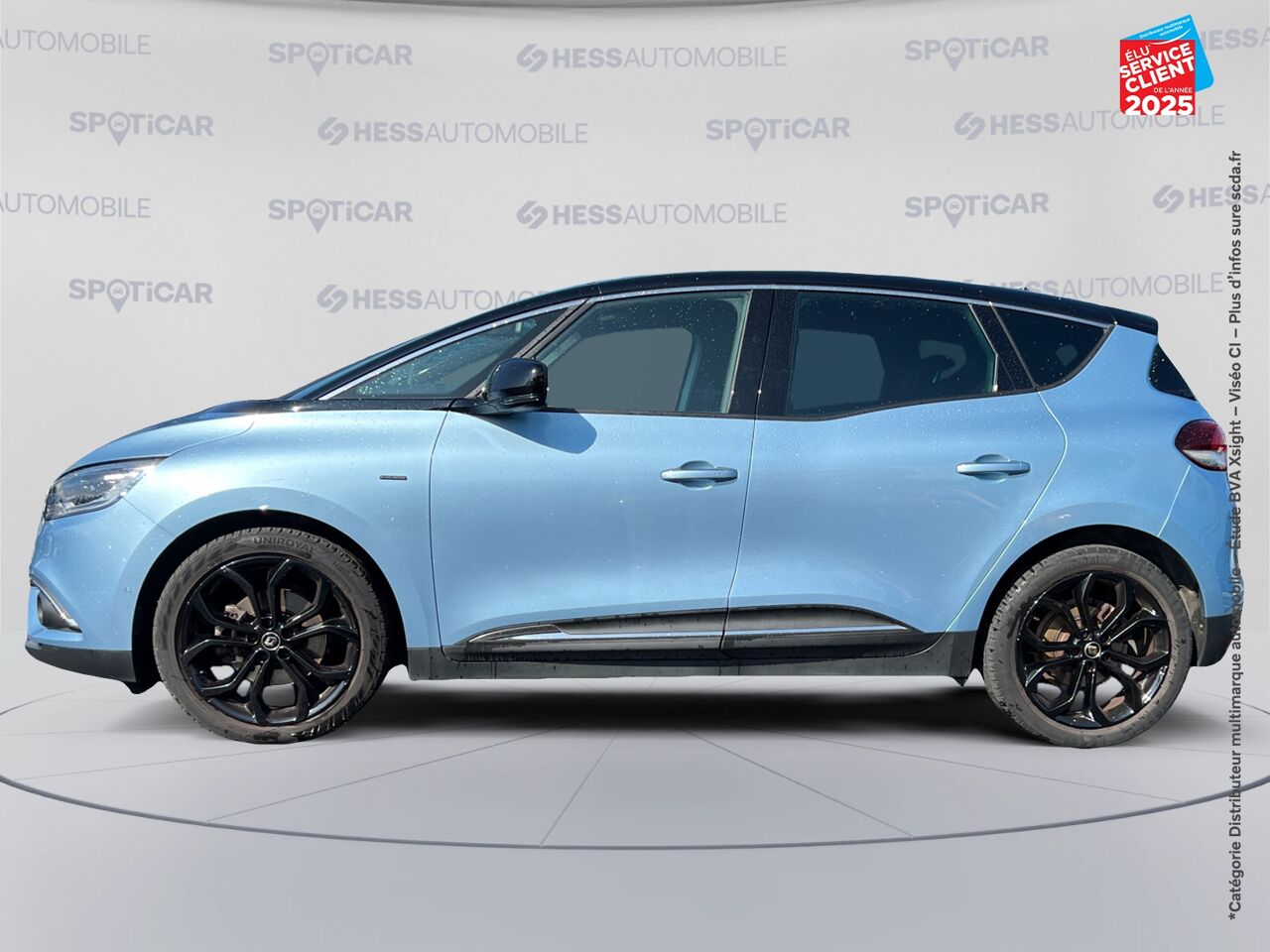 Véhicule d'occasion RENAULT SCENIC 1.7 BLUE DCI 120CH BLACK EDITION TPANO SIEGES CHAUF GPS CAMERA HUD chez Hyundai Mulhouse