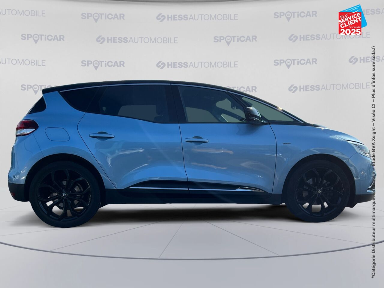 Véhicule d'occasion RENAULT SCENIC 1.7 BLUE DCI 120CH BLACK EDITION TPANO SIEGES CHAUF GPS CAMERA HUD chez Hyundai Mulhouse