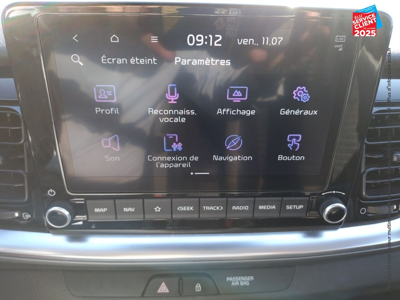 Véhicule d'occasion KIA STONIC 1.0 T-GDI 120CH MHEV LAUNCH EDITION IBVM6 GPS CAMERA chez Nissan Nancy