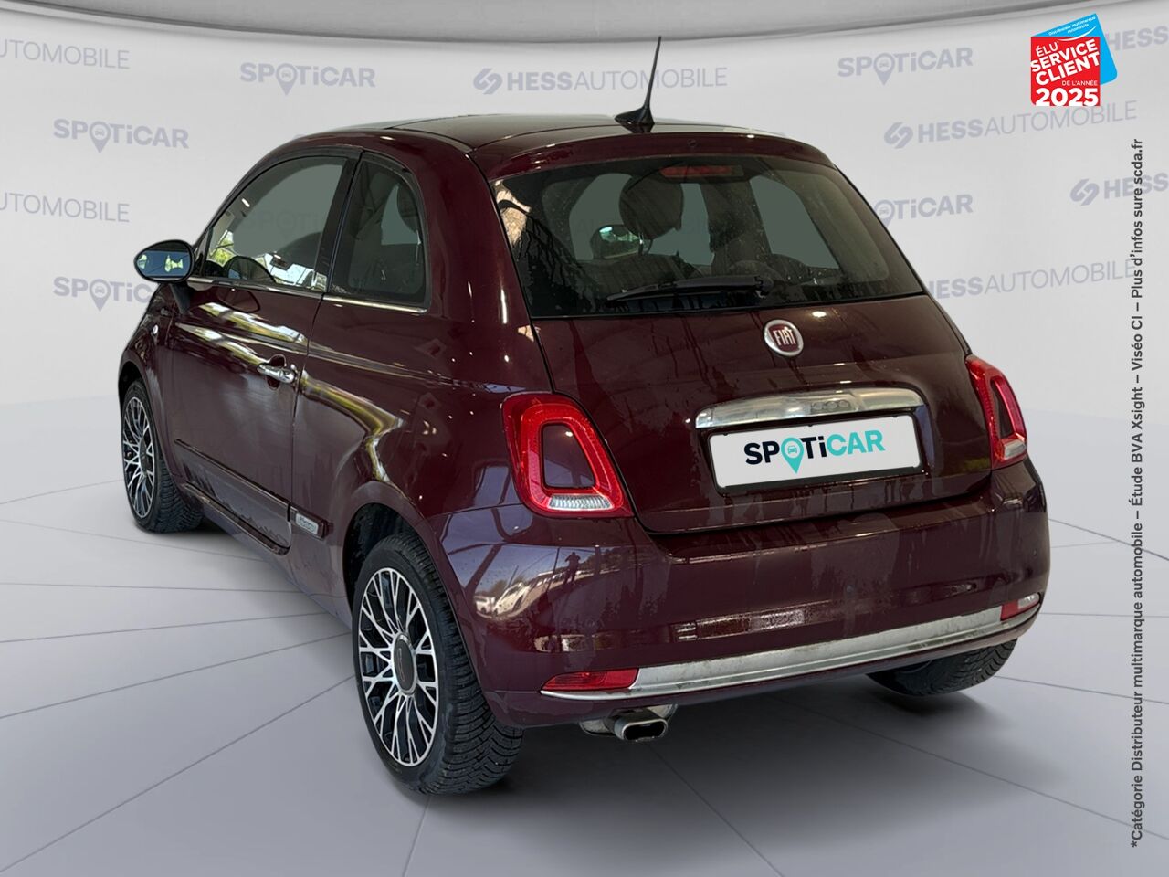 Véhicule d'occasion FIAT 500 1.2 8V 69CH SS DOLCEVITA DUALOGIC chez Hyundai Besançon